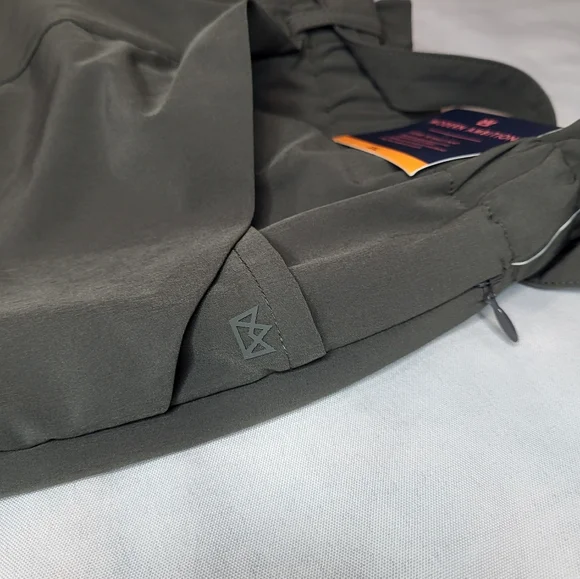 Modern Ambition Pants OLIVE Tie-Front Tapered Leg Pockets Elastic Waist Sz 2XL - Picture 15 of 16